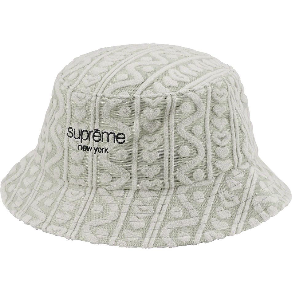 Sombreros Supreme Terry Pattern Crusher Gris | Supreme 491AP